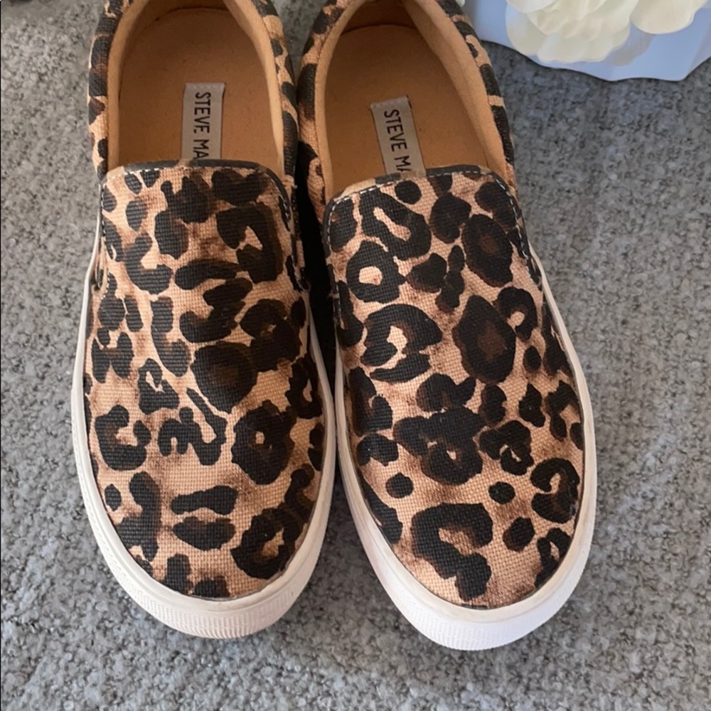 Steve Madden Leopard Print Canvas Shoes - image 2